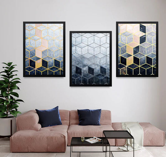 Abstract Block 3 Frames set